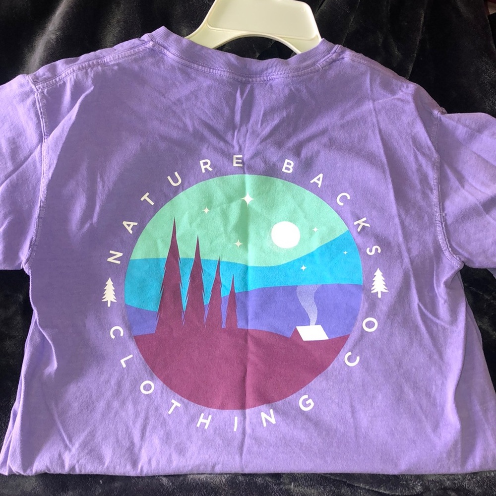 Nature Backs Purple Tee🌲💜